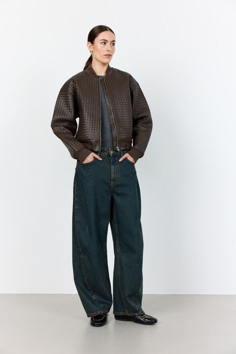 LR-NANELLE 1 Jakke Mørk brun