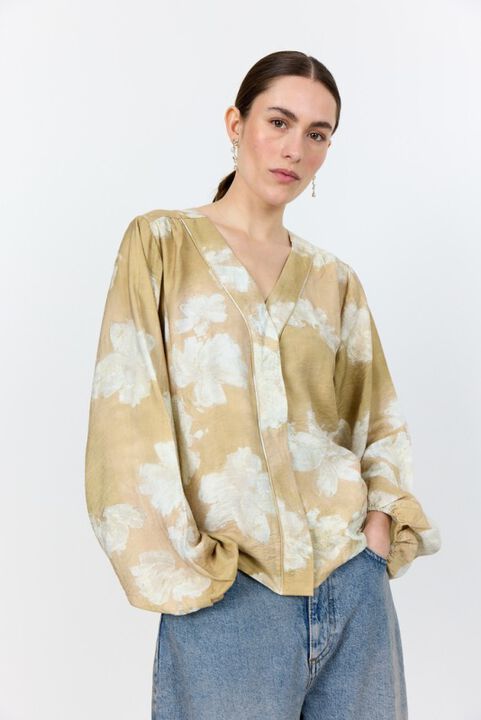 LR-NIKKI 1 Skjorte Mørk sand