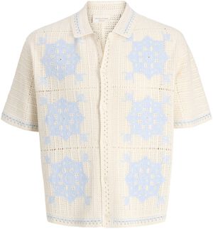JORORCHARD KNIT CROCHET POLO