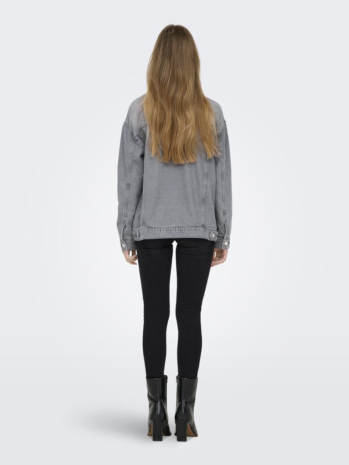 ONLOCEAN L/S OVERSIZE JKT GREY DNM