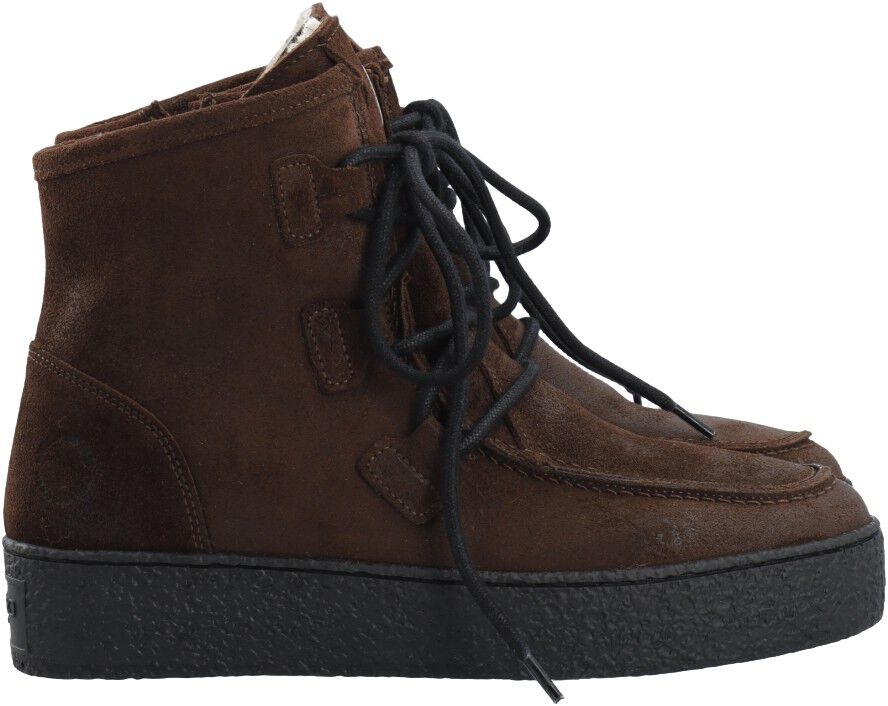 CASCAMILLA Lace Boot Warm Oily Suede 2. 0