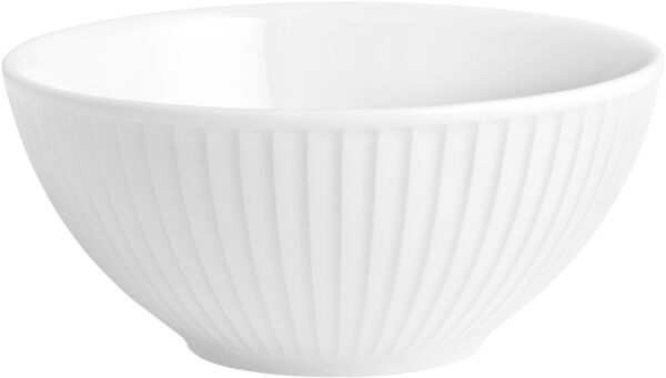 "Skål Plissé 28 cl 12 cm Vit"