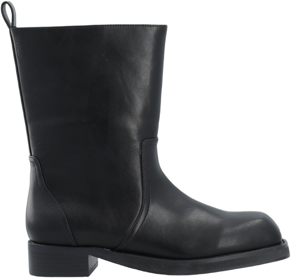 BIAJESSE Mid Pull On Boot Faux Leather