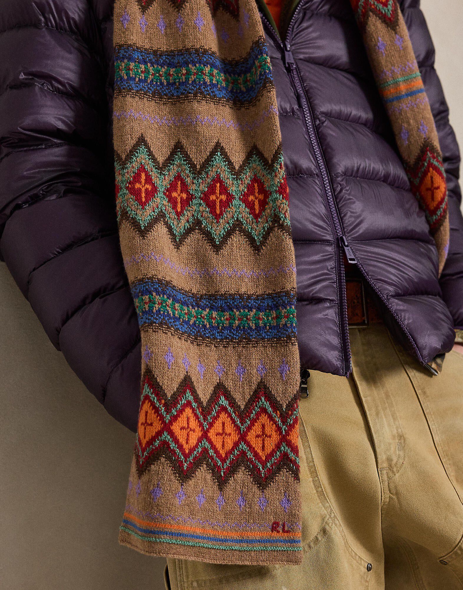 WOOL BLEND-TXT GEO SCF-SCF
