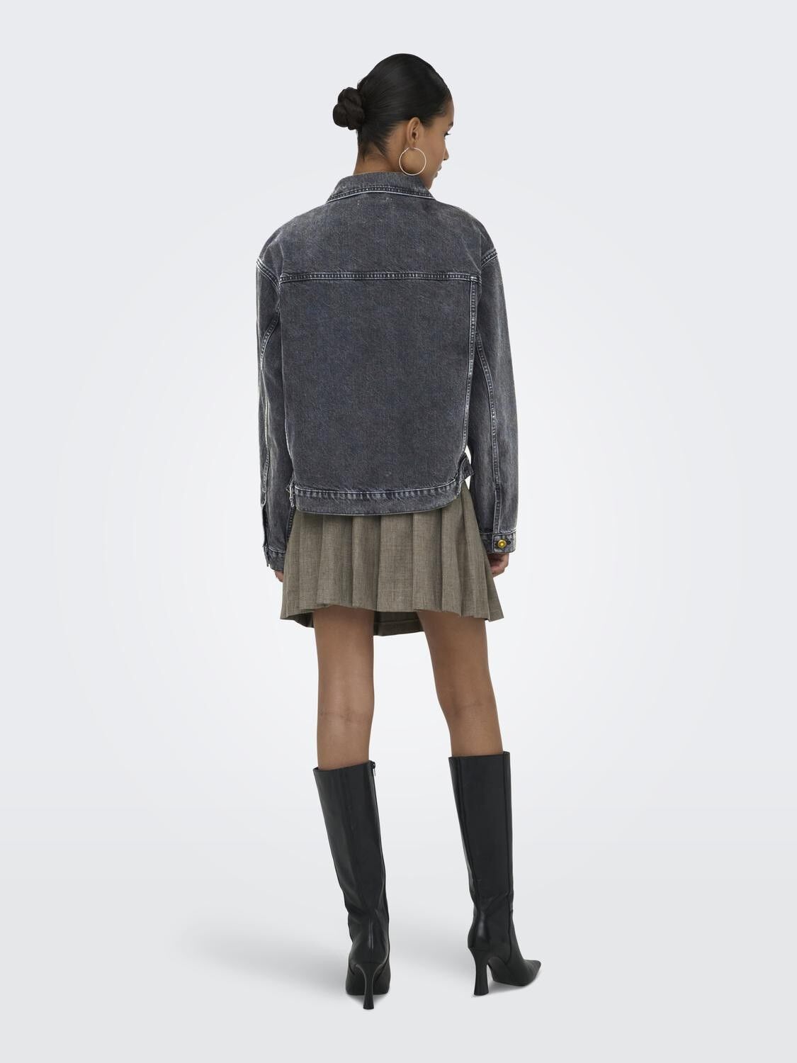 Onlharper Ls Boxy Dnm Jkt Sik