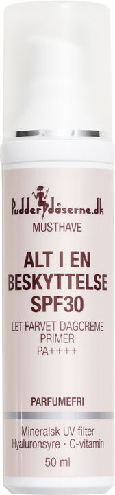 Pudderdåserne Alt i en beskyttelse 30 SPF