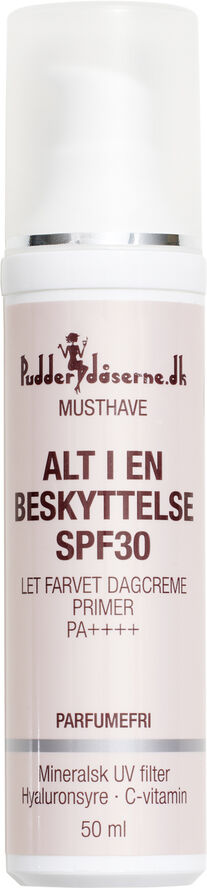 Pudderdåserne Alt i en beskyttelse 30 SPF