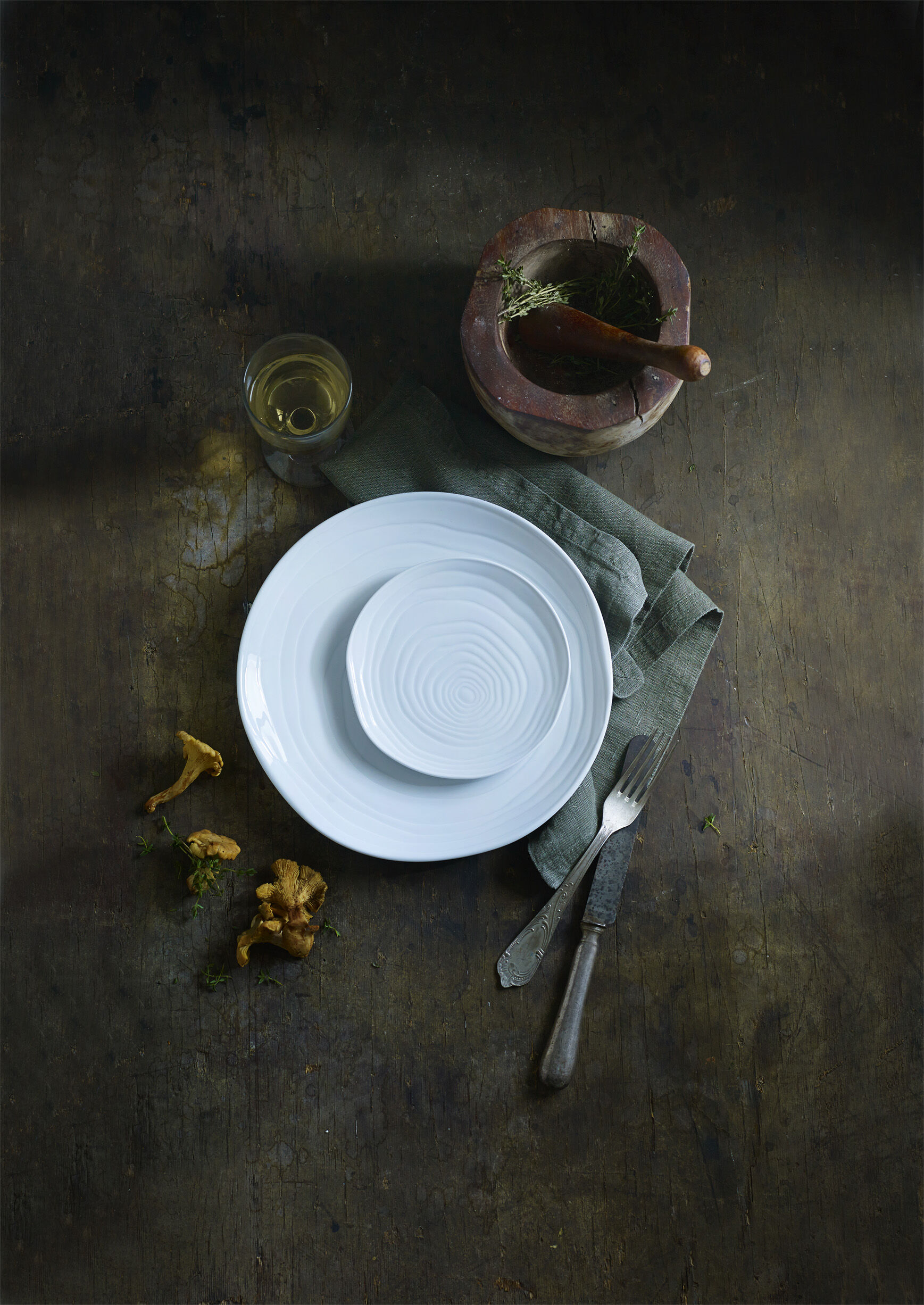 "Tallrik flat Boulogne 26,5 cm Vit"