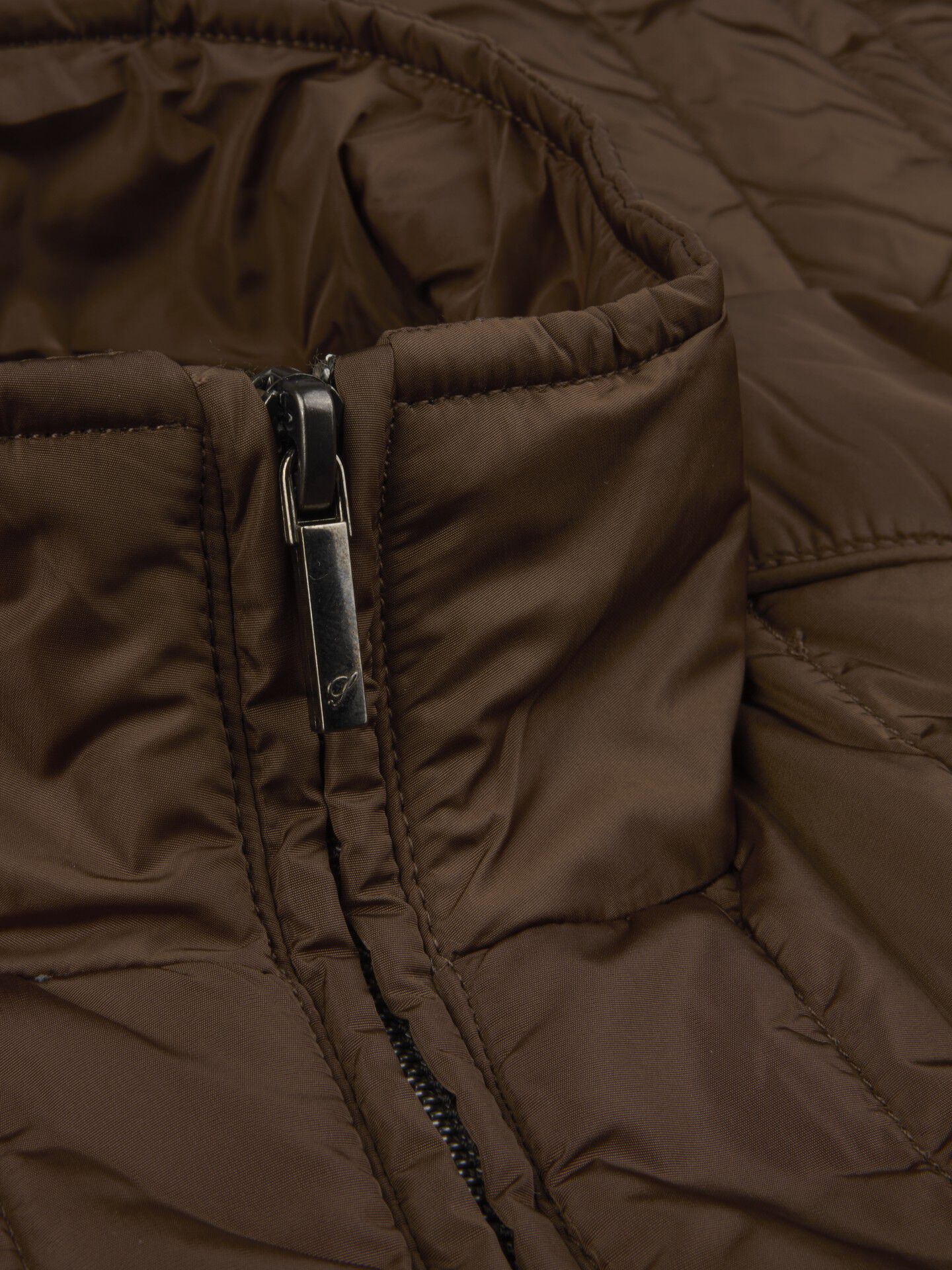 Vest Quilted Zip Nylon