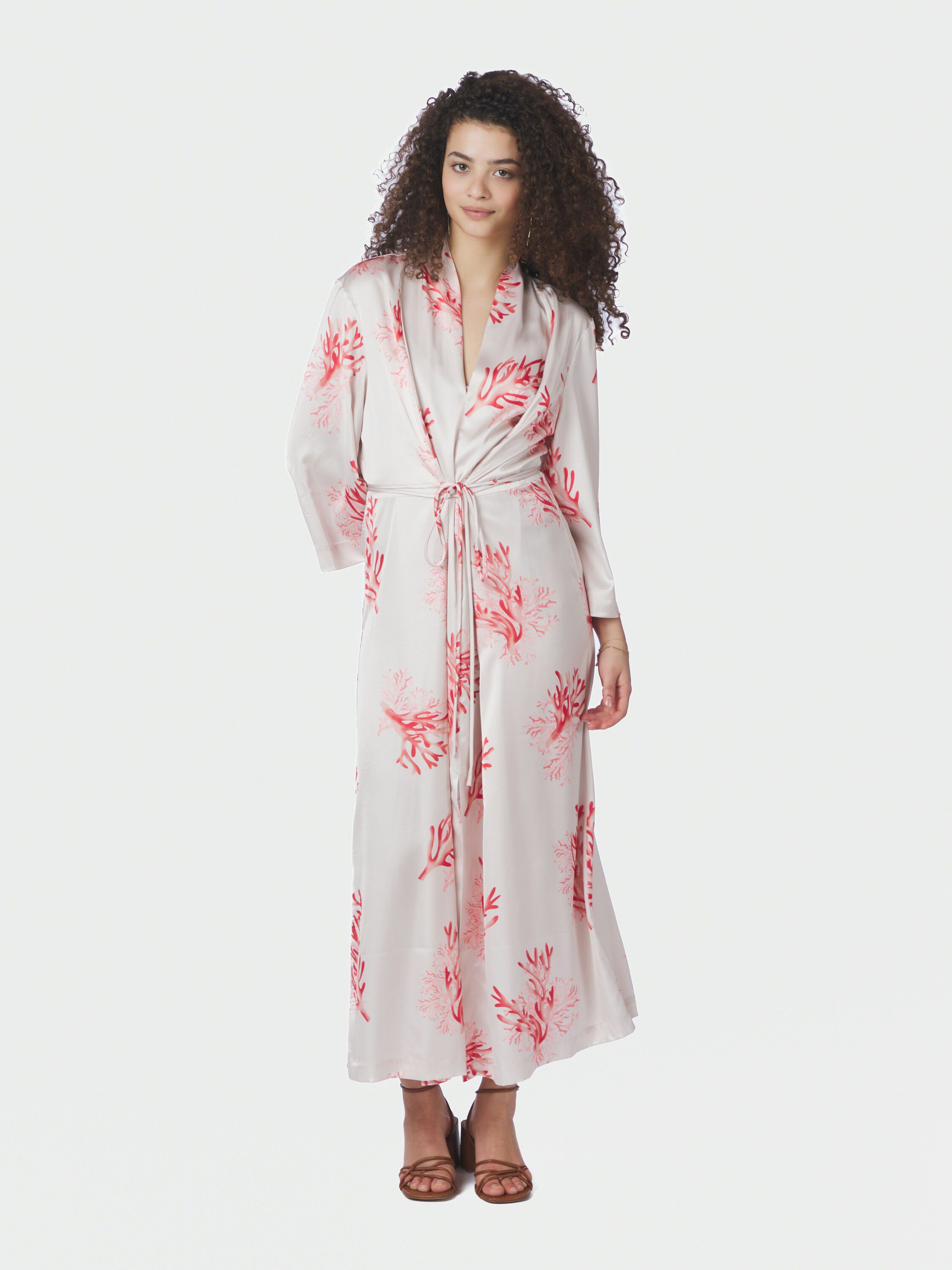 Shane Coral Wrap Dress
