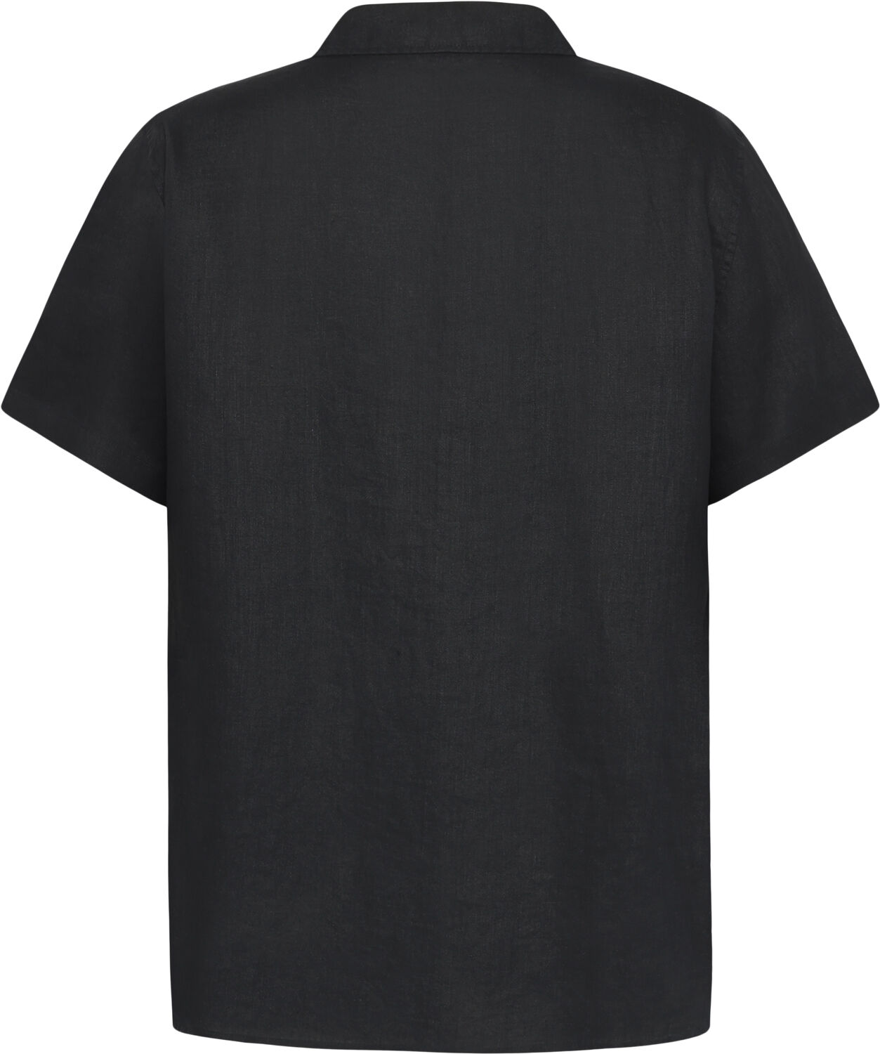 Box fit short sleeved linen shirt GOTS/Vegan