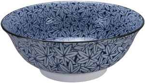 Hana Blue Mixed Bowls Ramen 20.5x8cm 1200ml Momiji FK-8446/C