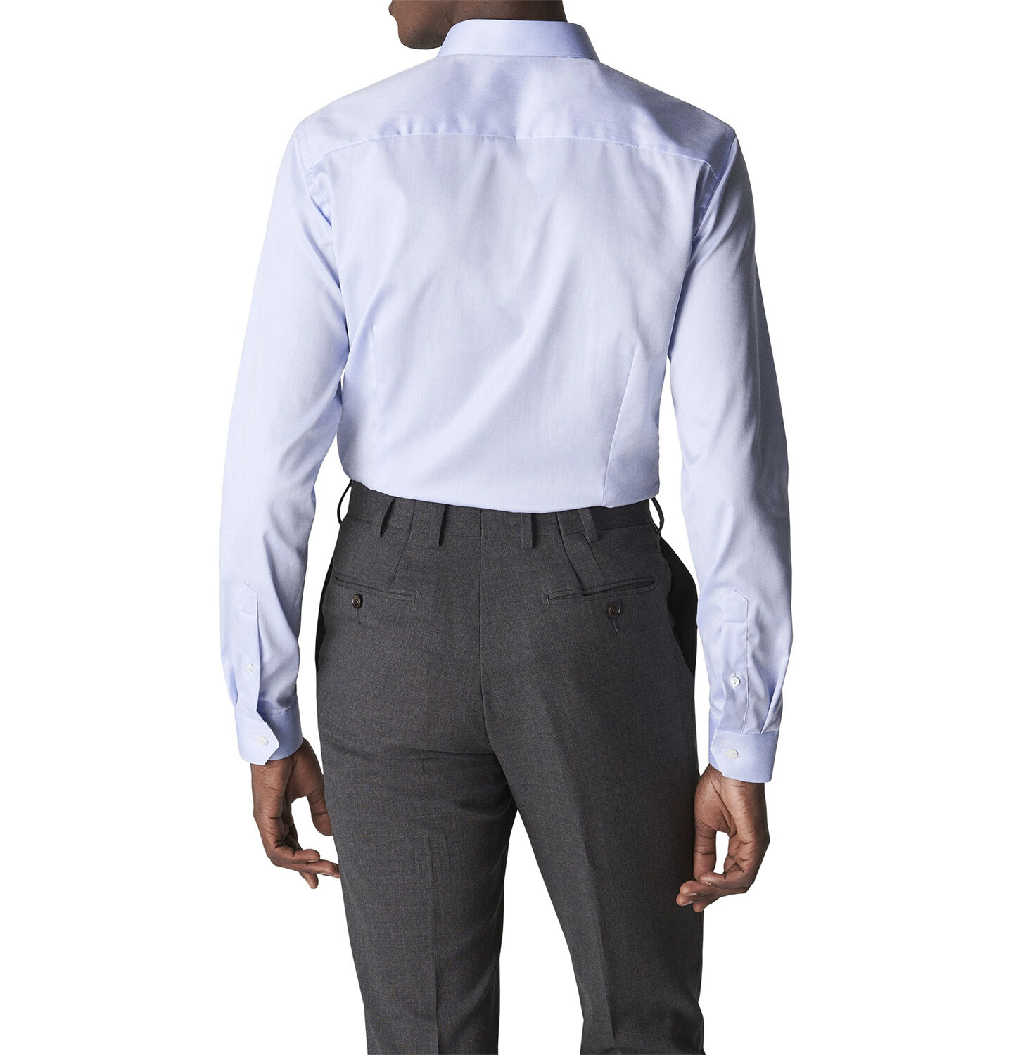 Super Slim Fit White Signature Twill Shirt