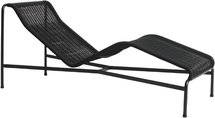 Palissade Cord Chaise Longue-Anthra