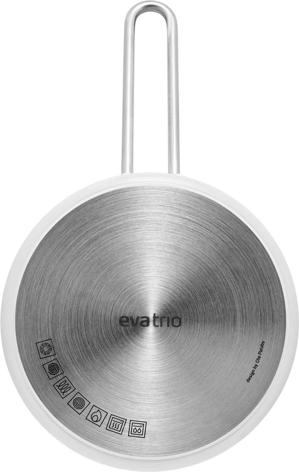 White Line Kasserolle 1,8 l 16 cm keramisk Slip-Let&reg; bel&aelig;gni