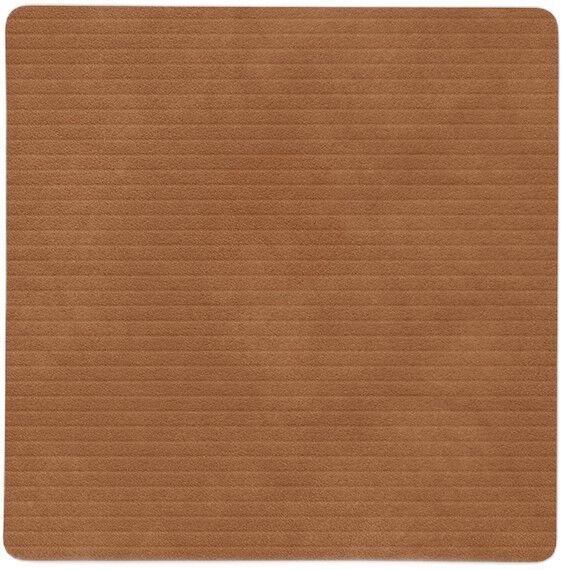 Glass Mat Square Corduroy Nature