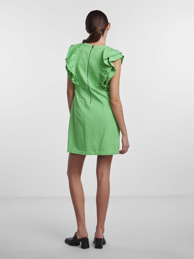 PCAMA SL RUFFLE DRESS BC