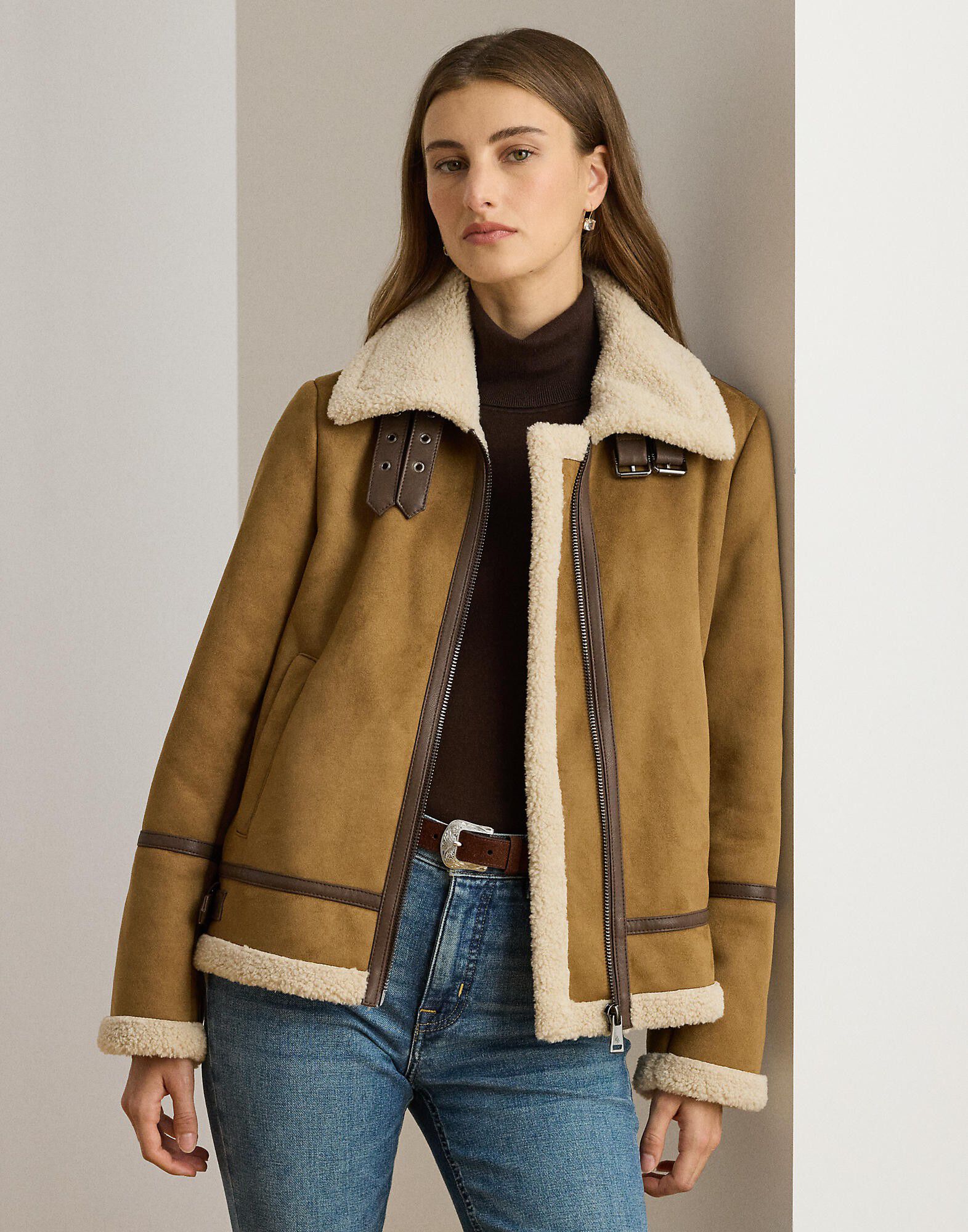 FAUX SHEARLING-FX SHEA SB ZIPFR 24