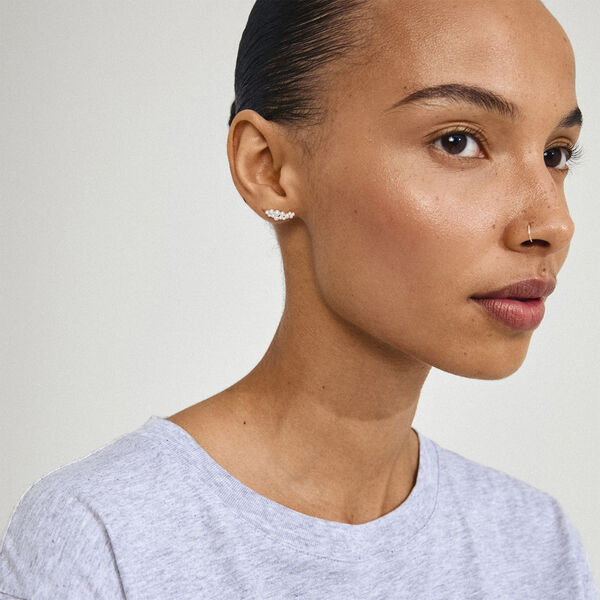 JOVA pearl earrings silver-plated