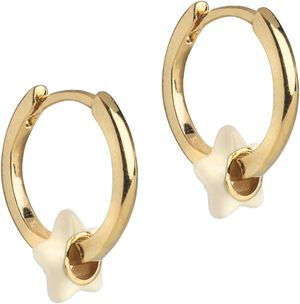 Hoops, Enamel Tokens Star