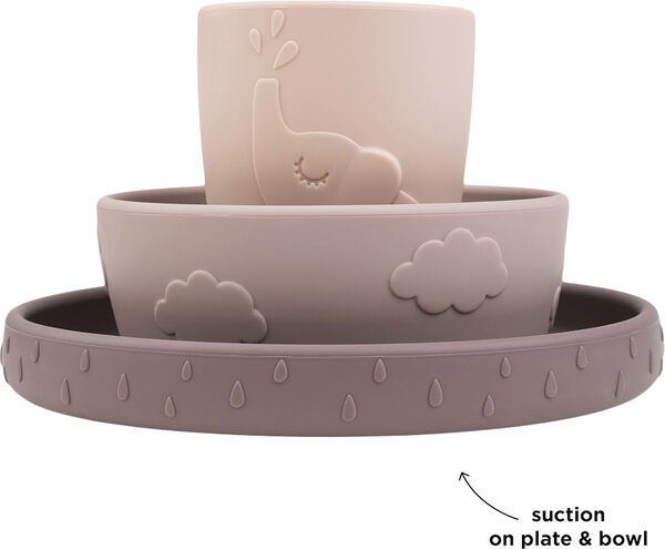 Stick&Stay spisesæt Deer friends Pudder