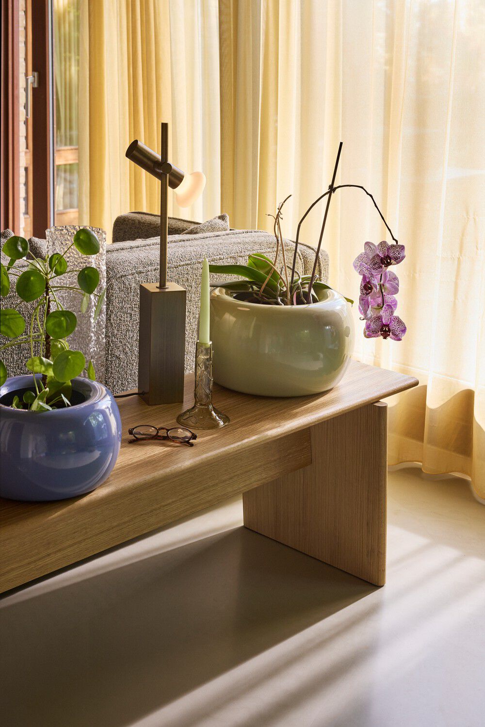 Set Table Lamp Burnished brass