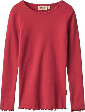 Lang&aelig;rmet Rib T-shirt Ida