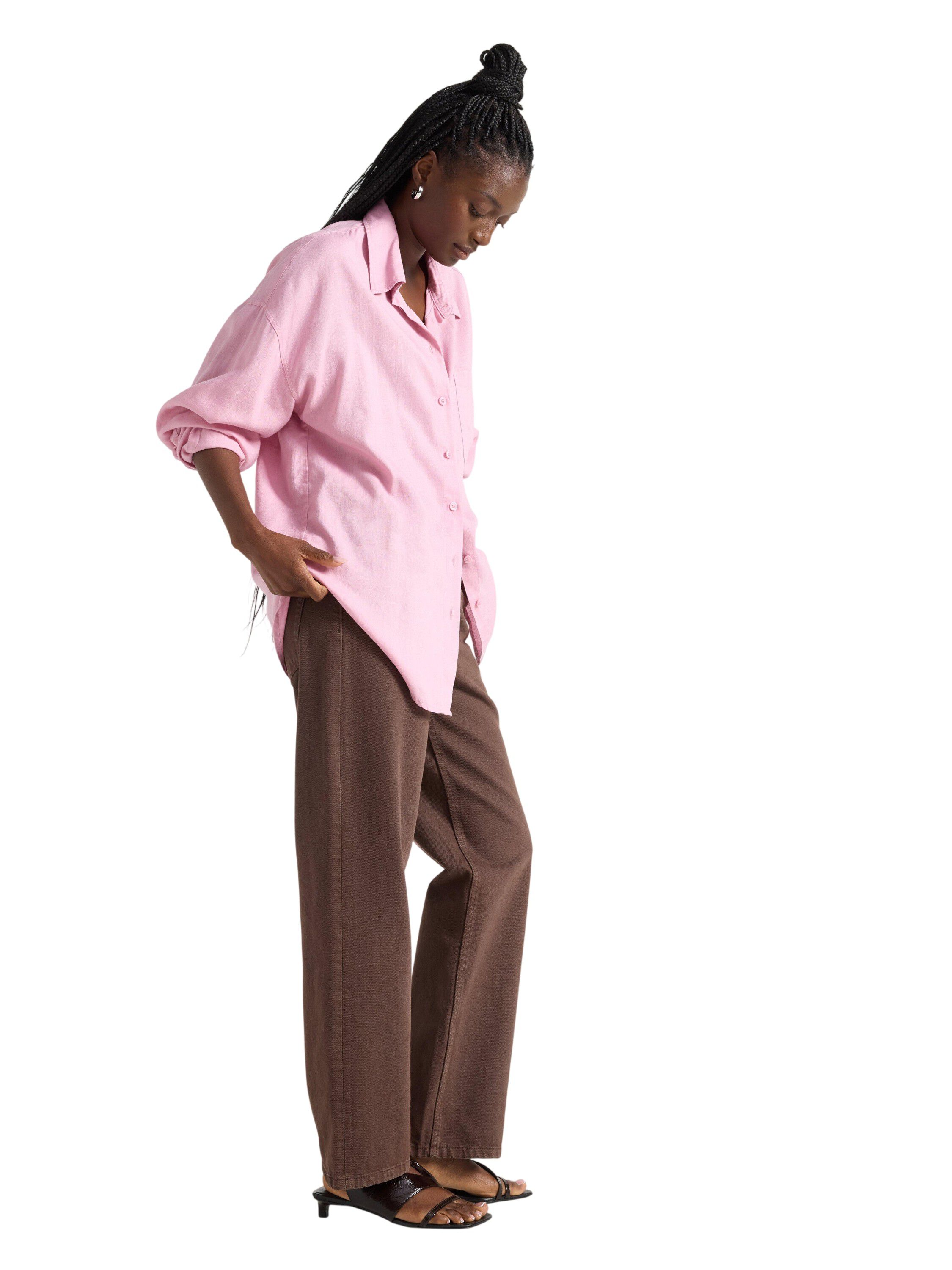 Trousers denim straight reg wa