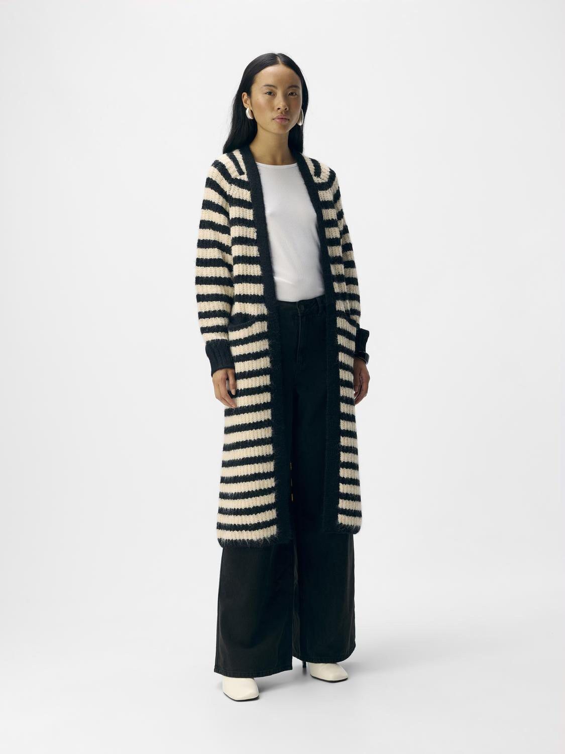 OBJMILU LS LO LONG KNIT CARDIGAN NO