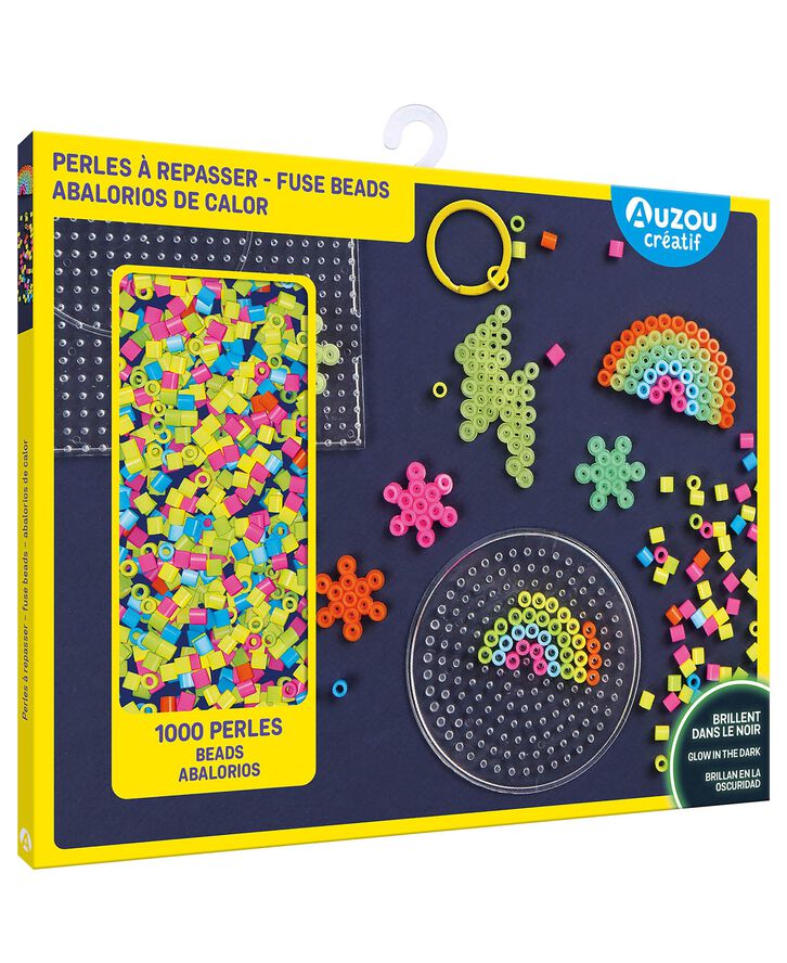 Auzou - Aktivitetssæt - Strygeperler - Selvlysende