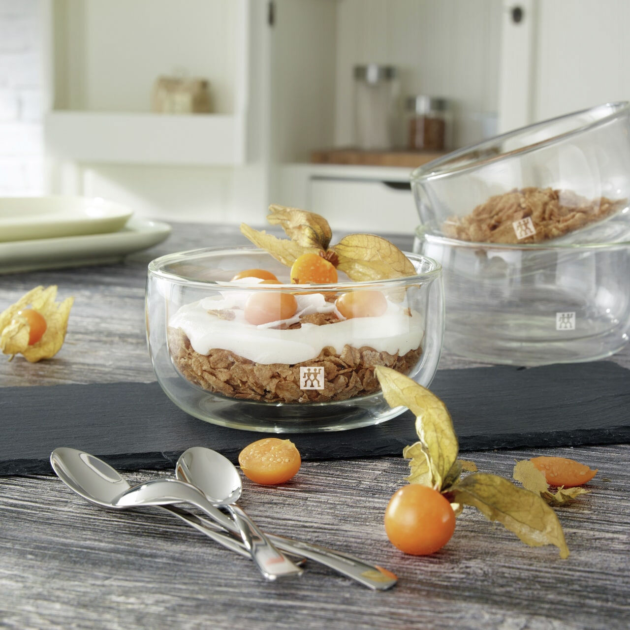 Sorrento Dessertglas s&aelig;t, 2 stk