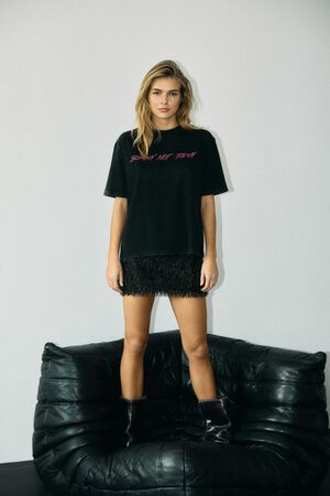 NMSANDY S/S RHINESTONE T-SHIRT JRS