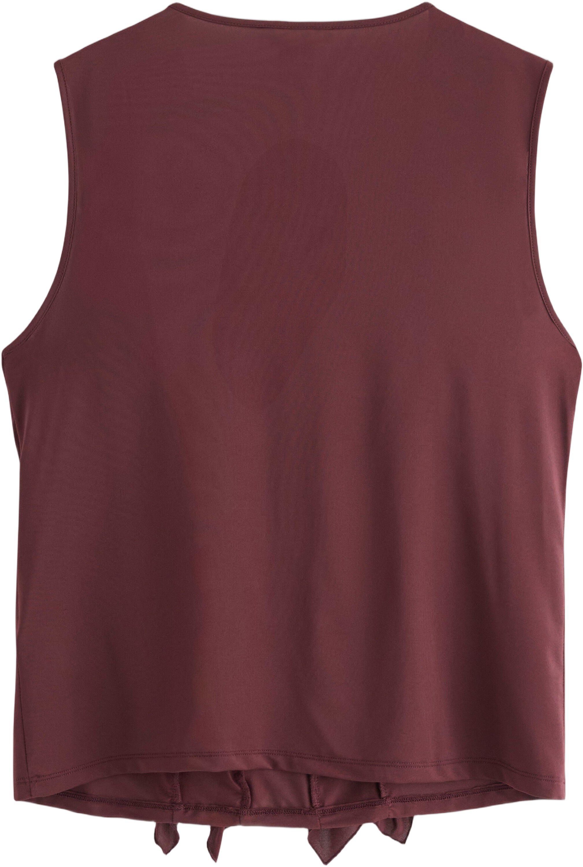 �rml&ouml;s topp i mjuk trik&aring; med vol