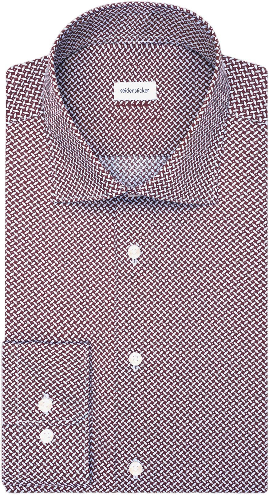 Business shirt Regular 1/1 Kent-Collar Geometric patterns