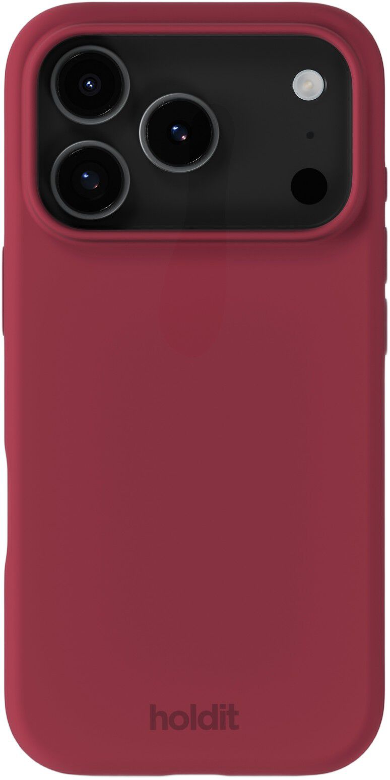 Silicone Case iPhone 17 Pro Max Red Velvet
