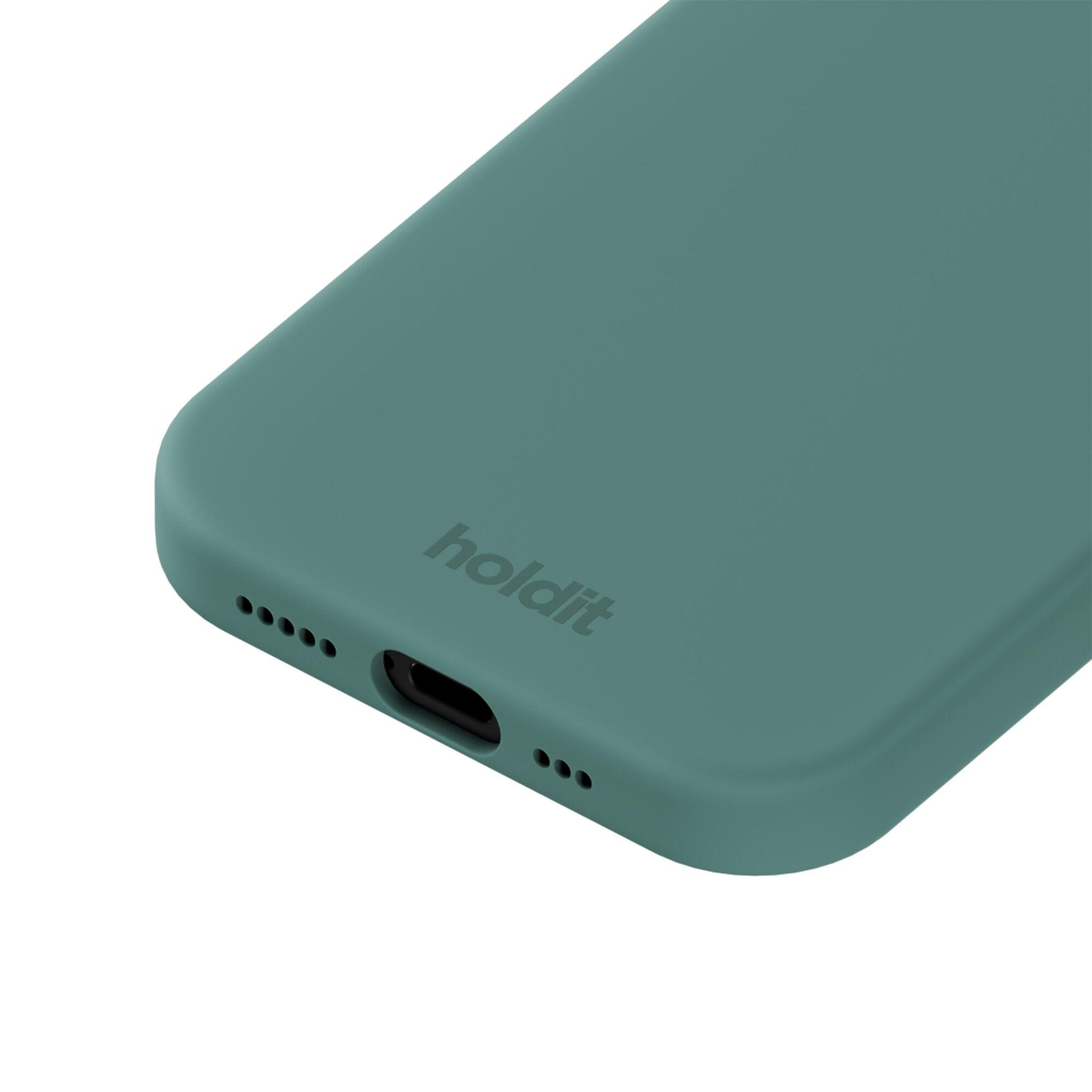 Silicone Case iPhone 17 Moss Green