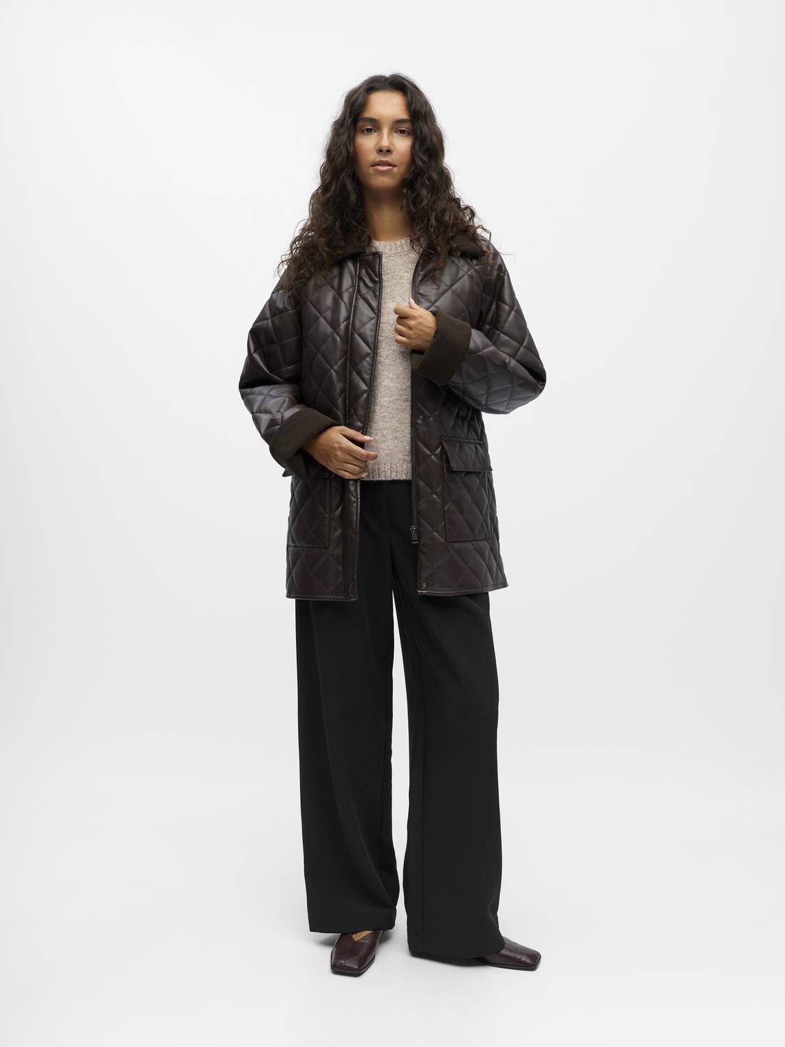 OBJJUNA L/S RE QUILTED JACKET 140