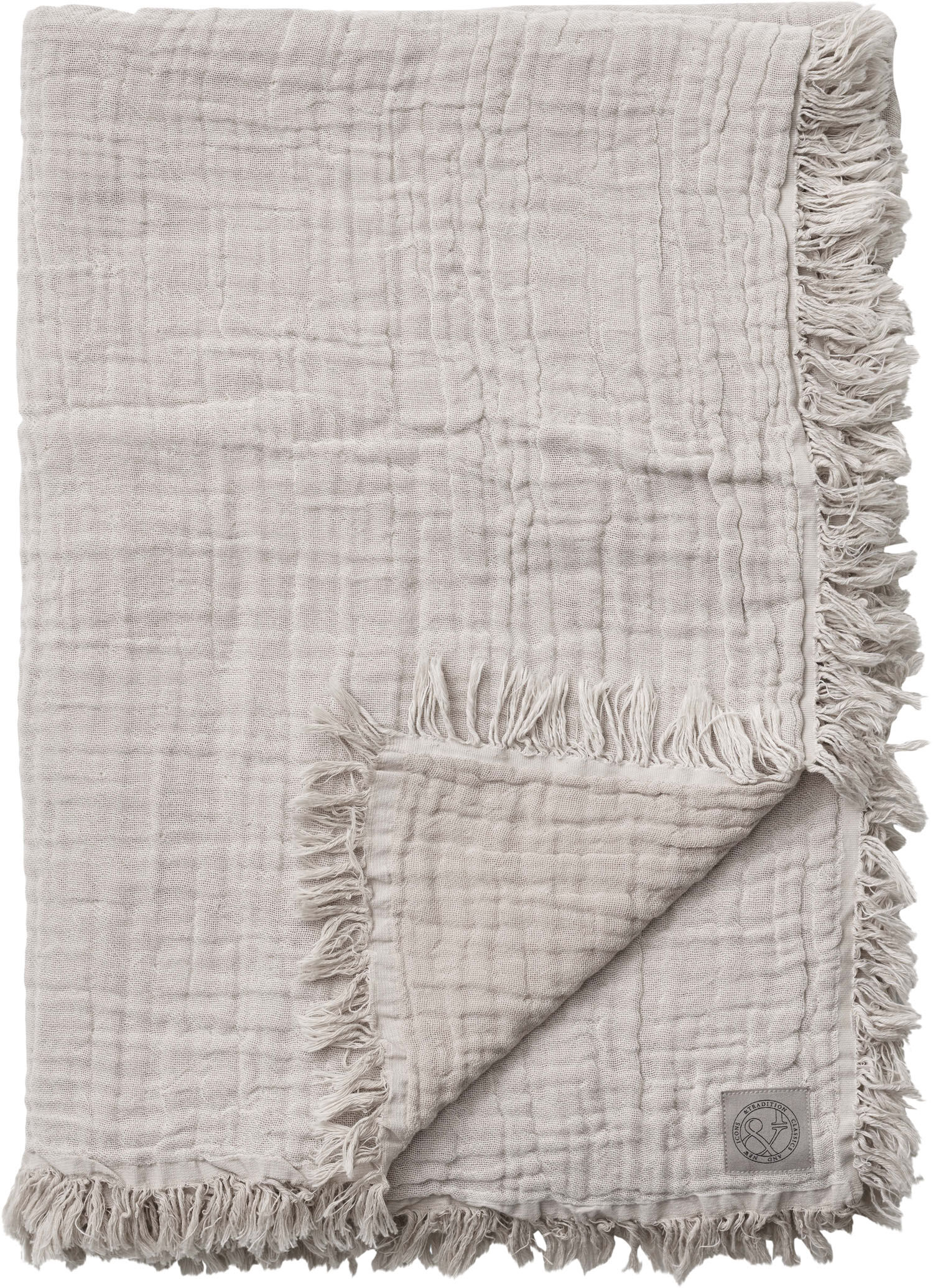 Collect Throw SC32, Cloud&Milk/Cotton 100% Organic, 140x210cm.