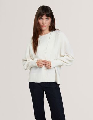MALLEE V Neck Boxy Fit Cardigan