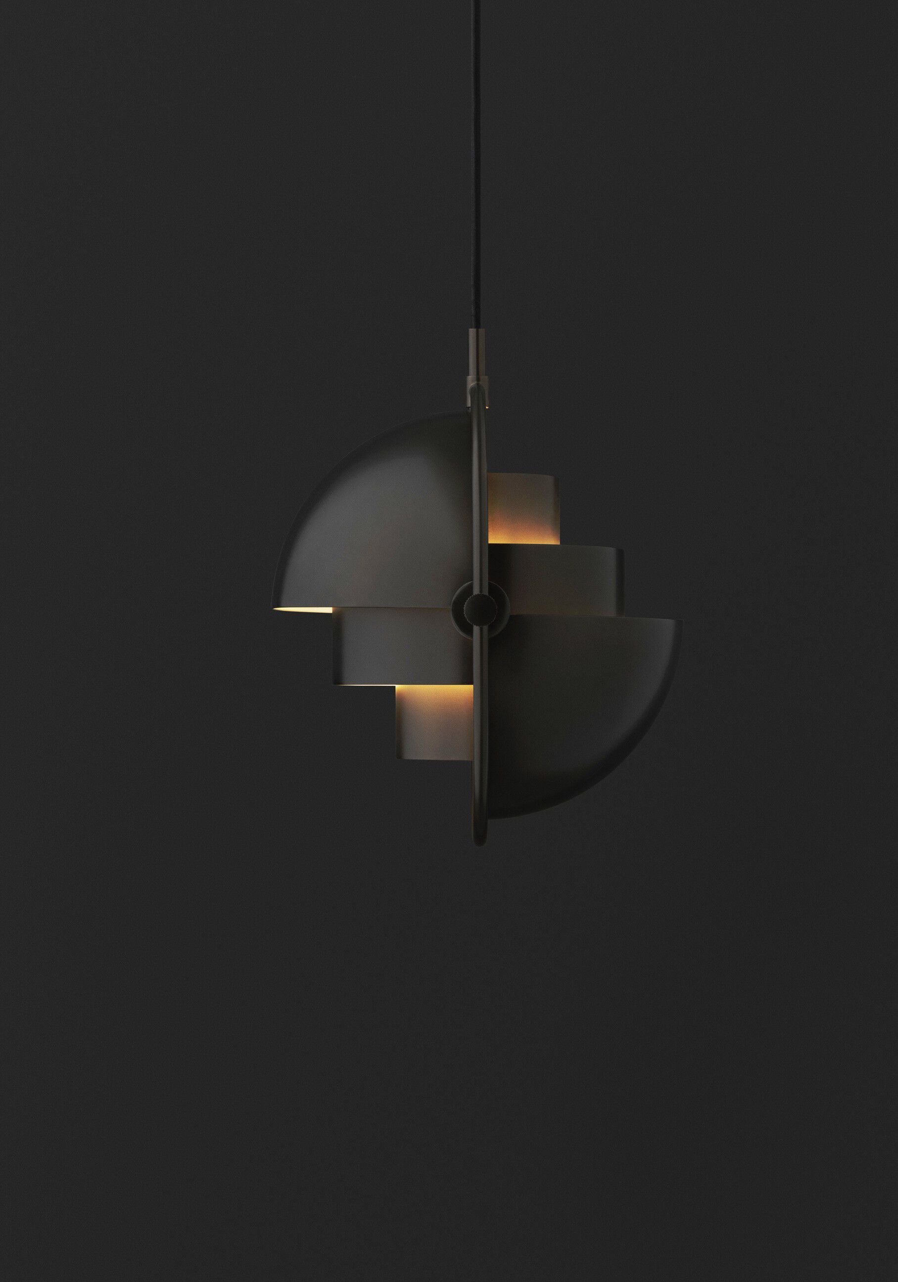 Multi-Lite Pendant (Base: Black Brass, Shade: Black Brass)