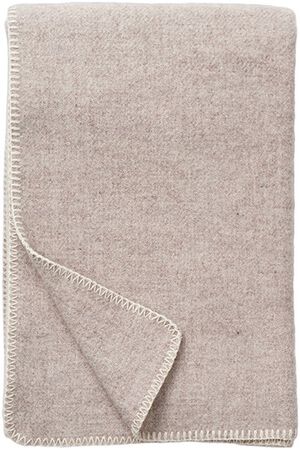 Uldplaid Unni beige