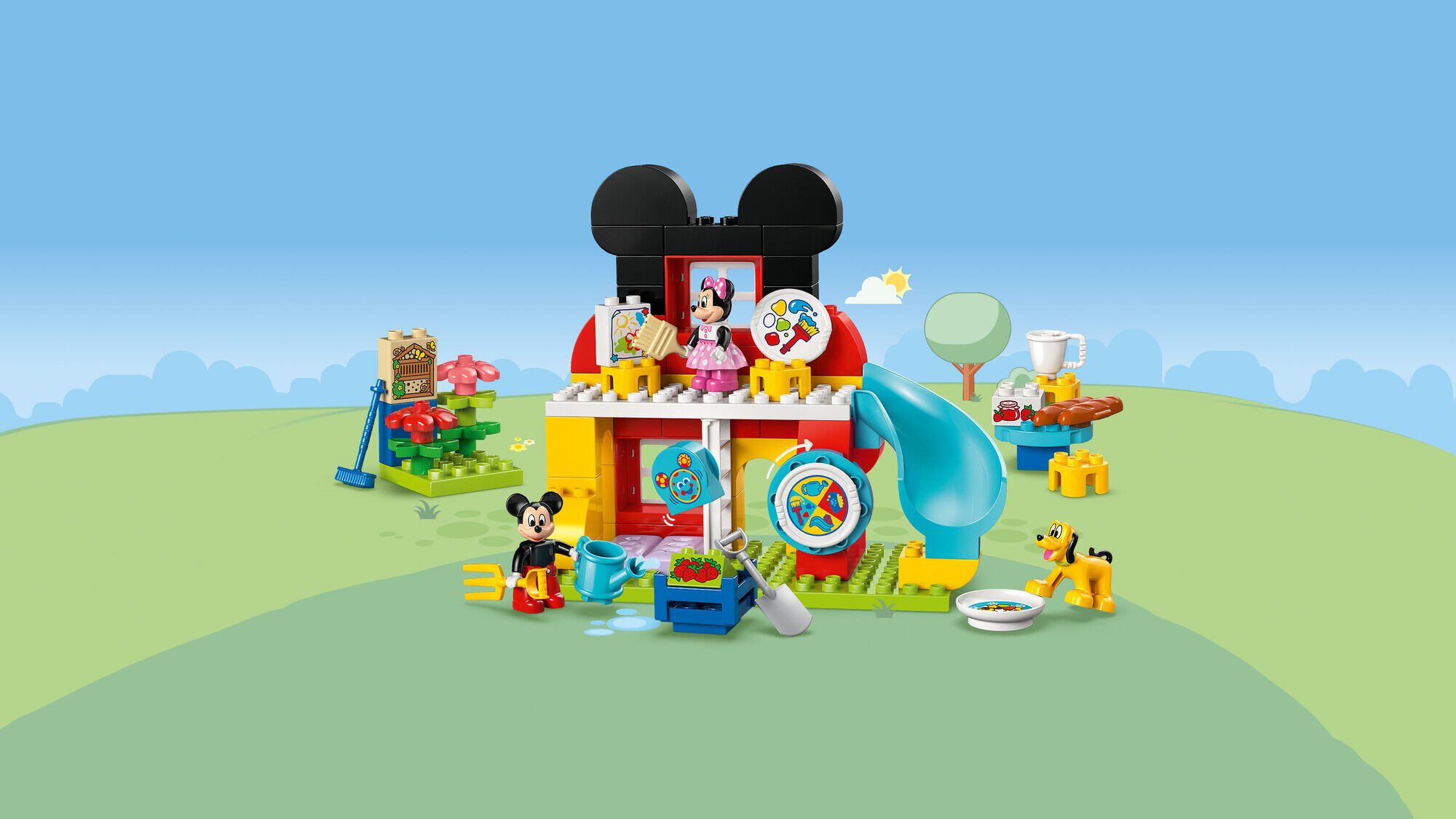 Mickeys klubhus med Minnie og Pluto 10465