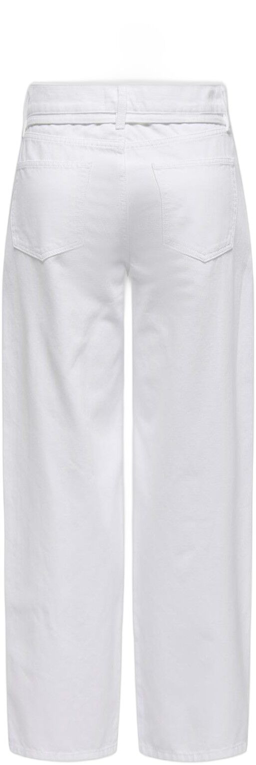 ONLGIANNA MW STRAIGHT JEANS WHITE D