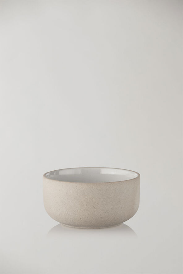 BOWL, MEDIUM, 2 PCS, GLAY SAND, GLAZE LIGHT GREY, 12565SG