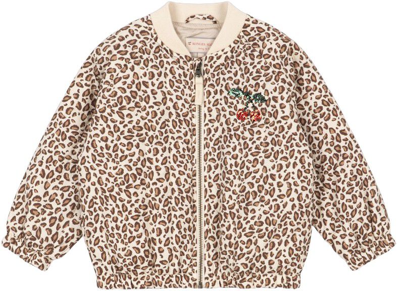 JUNO PRINTED SEQUIN BOMBER JACKET