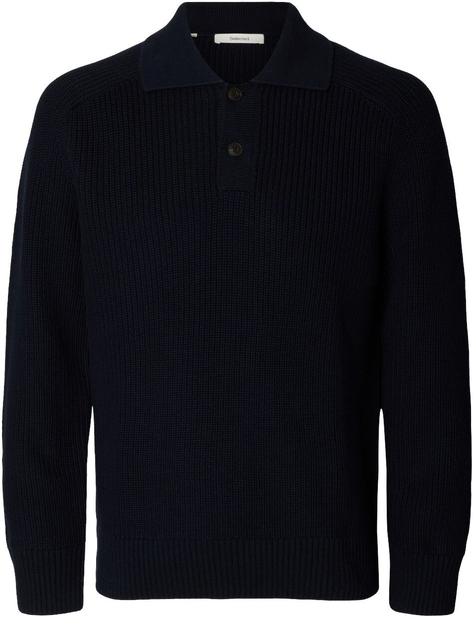 Slmpim Ls Knit Polo Camp