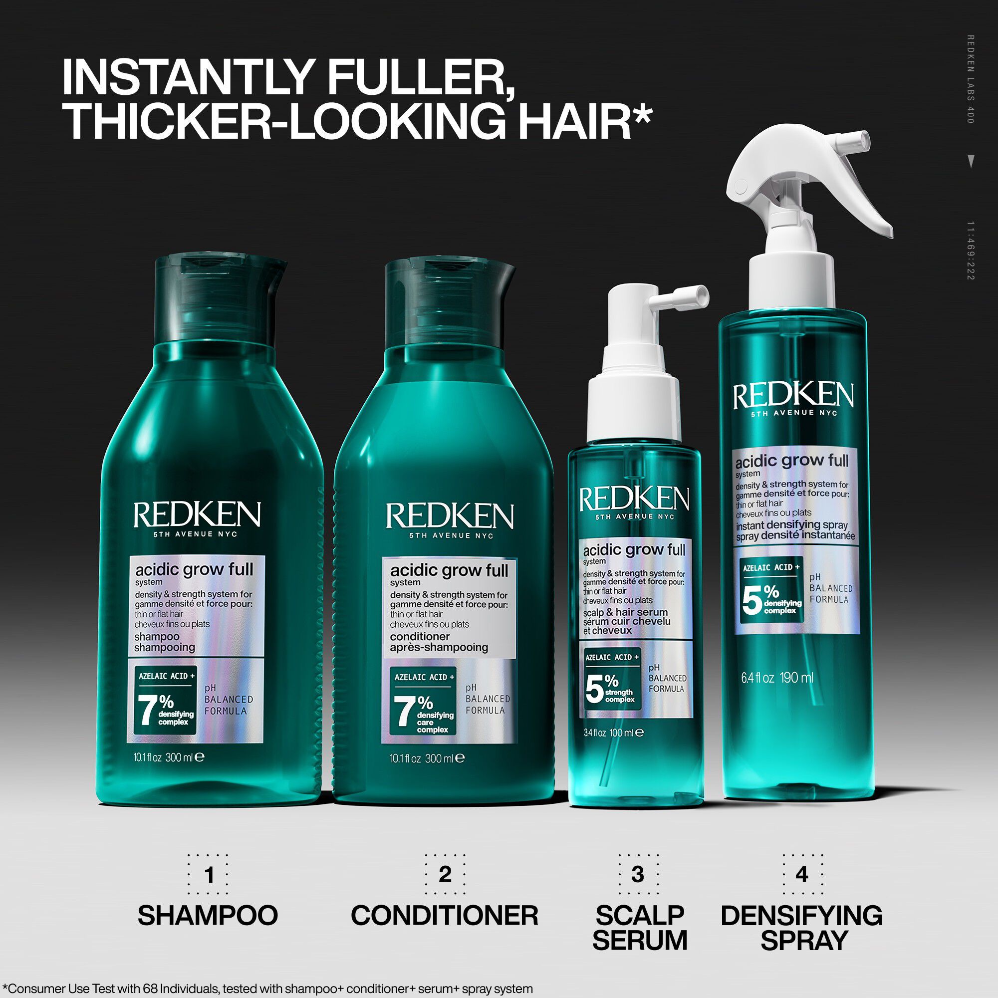 Acidic Grow Full System Instant Densifying Spray for Thin Hair