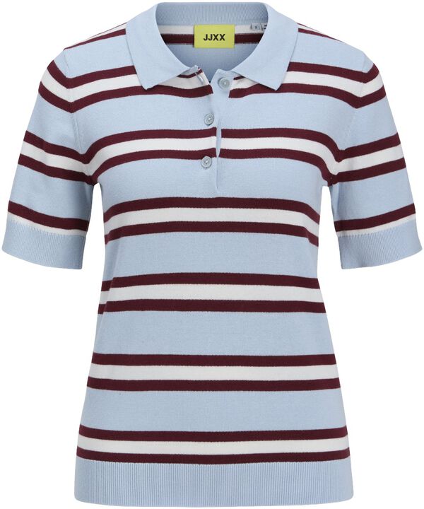JXLILLIANA SS POLO NECK KNIT