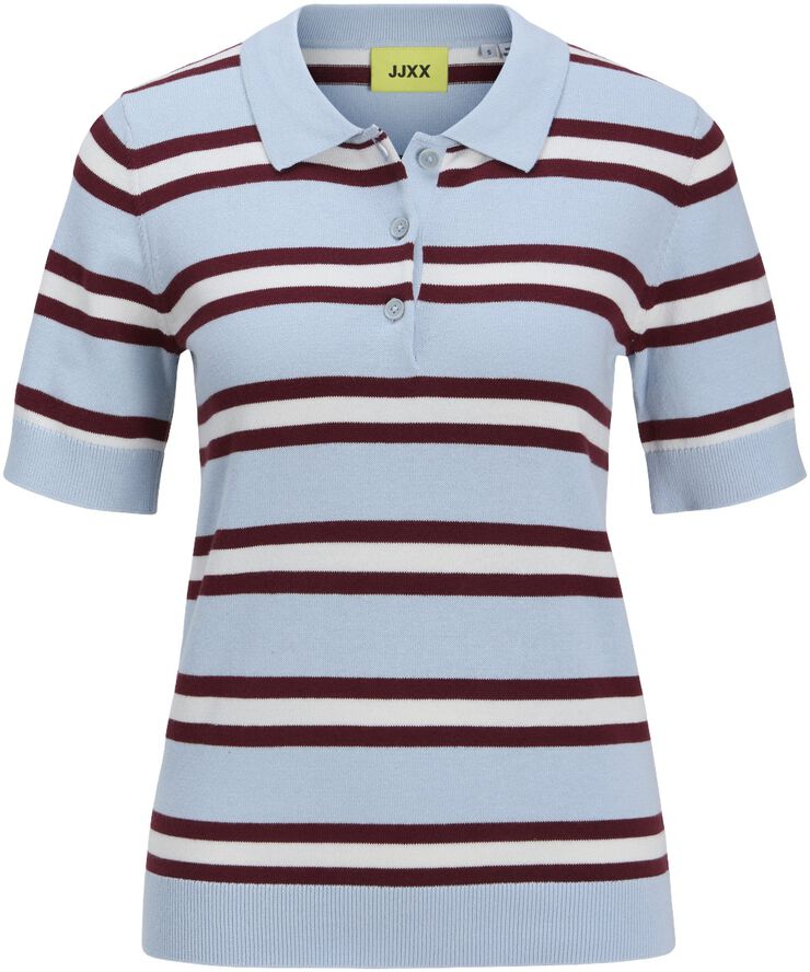 JXLILLIANA SS POLO NECK KNIT