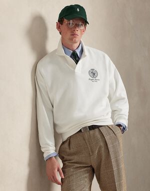 Relaxed Fit Fleece Graphic Sweatshirt